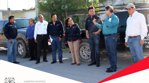 Supervisan obra en Camargo