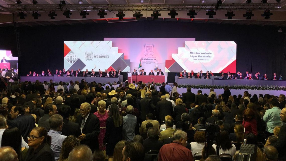 Toma protesta como presidente de Matamoros Mario López
