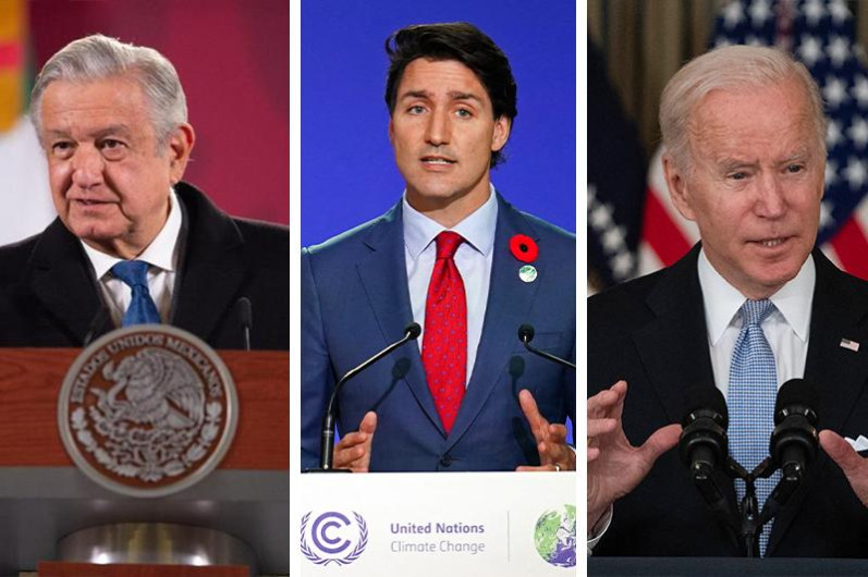 Definen agenda de cumbre entre AMLO, Biden y Trudeau en México
