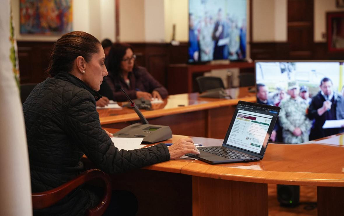 “No vamos a dejar a nadie desamparado”: Sheinbaum despliega apoyo a estados afectados por lluvias torrenciales