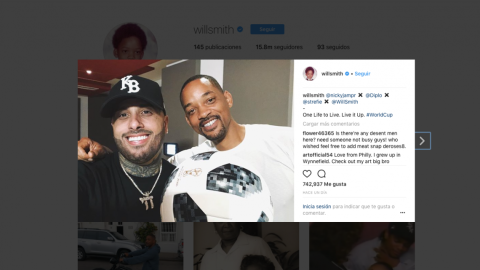 Nicky Jam y Will Smith cantarán la canción de Rusia 2018