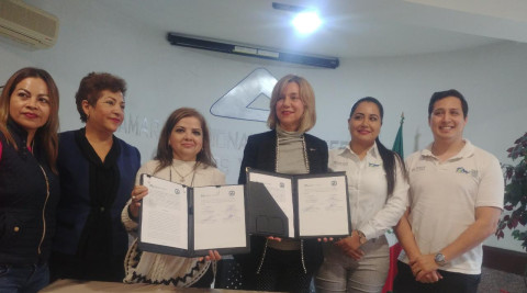 Firma de convenio entre IMT y CANACO, buscará reducir acoso laboral