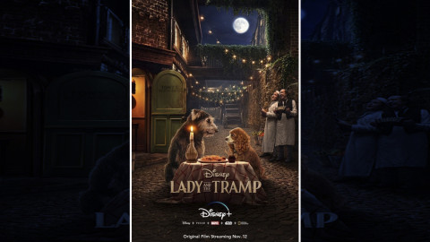 Revelan póster oficial de La Dama y El Vagabundo