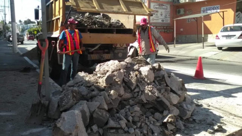 Confía Ayuntamiento abatir rezago en pavimentación