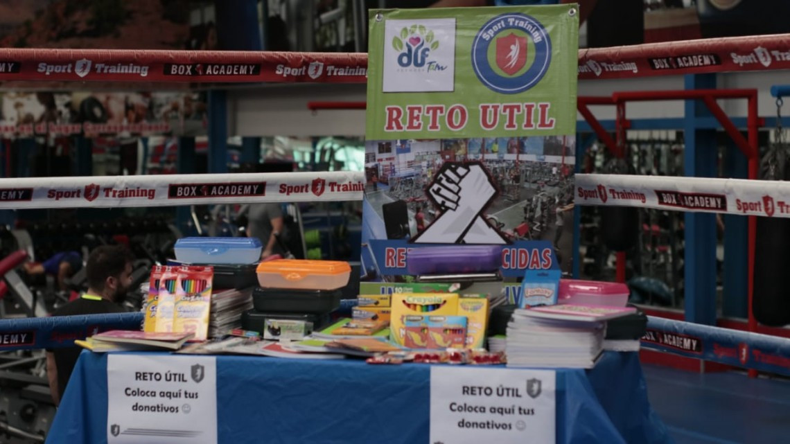 Recauda útiles el 'Reto Útil'