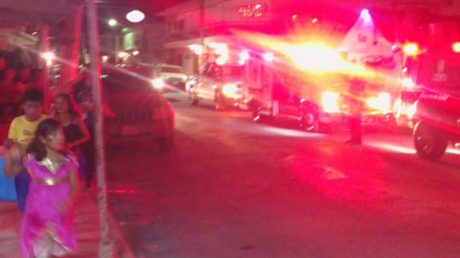 Operativo de PCyB durante celebración de Día de Brujas