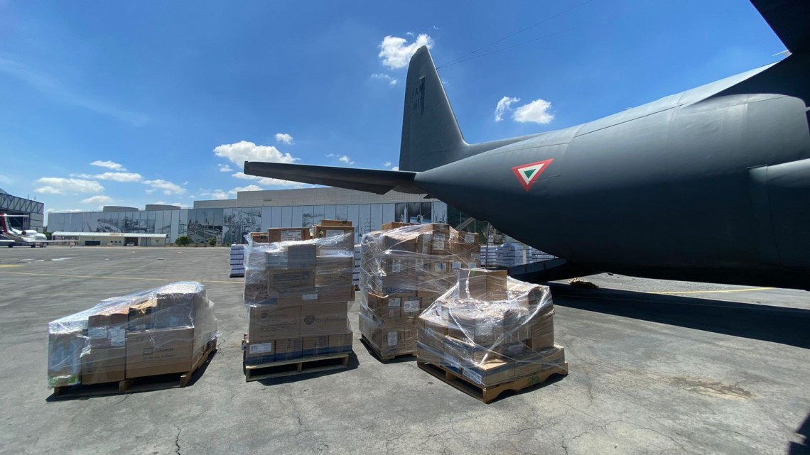 Envía México 15.4 toneladas de ayuda humanitaria a Haití 