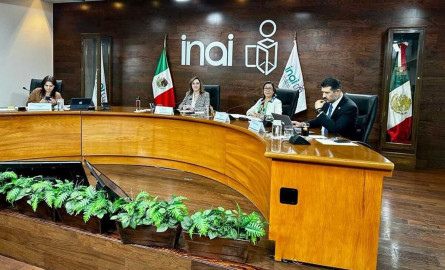 INAI sesiona de manera extraordinaria con cuatro comisionados