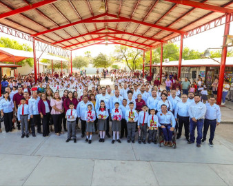Inauguraron Estado y Municipio el Ciclo Escolar 2025-2026 en Reynosa