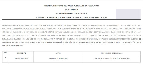 Este miércoles se resolverá impugnación del PAN contra Morena