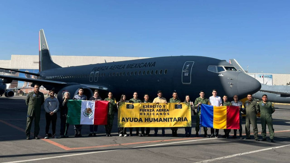 Vuela a México segundo avión de la FAM para repatriar a mexicanos que decidieron abandonar Ucrania 