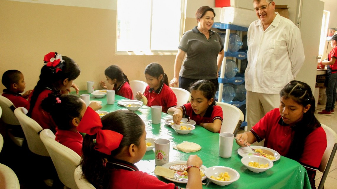 Apoya DIF Reynosa a escuelas con programa Desayuna bien