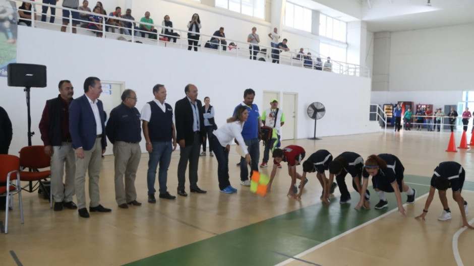 Inauguran Juegos Deportivos de Nivel Secundaria