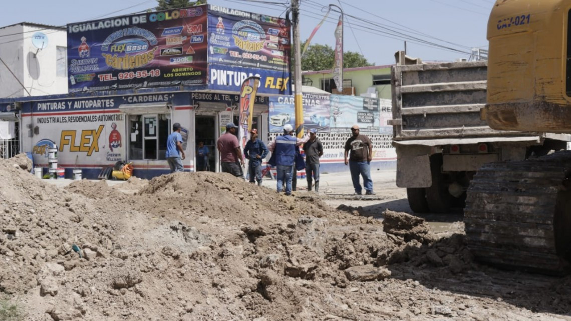 Rehabilita Municipio colectores en Rodolfo Garza Cantú y Álvaro Obregón 