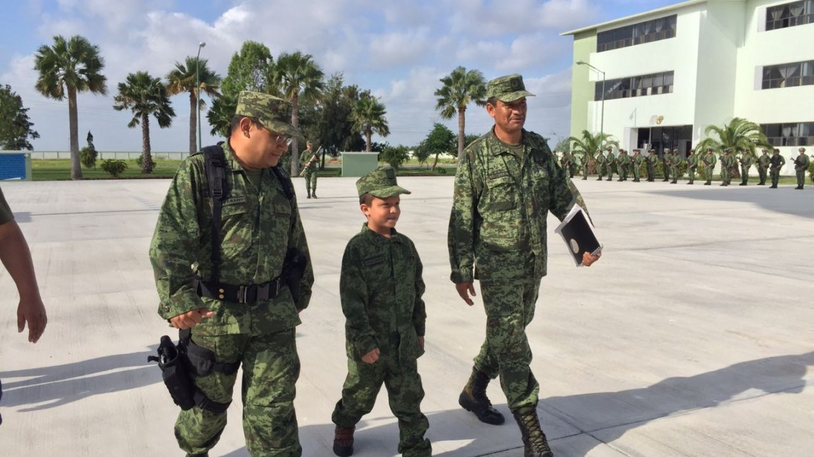 Cumple SEDENA el sueño de Isaí Chaires Sánchez