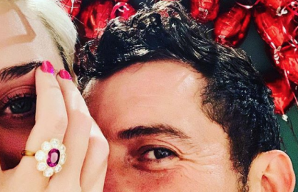 Katy Perry y Orlando Bloom se comprometieron
