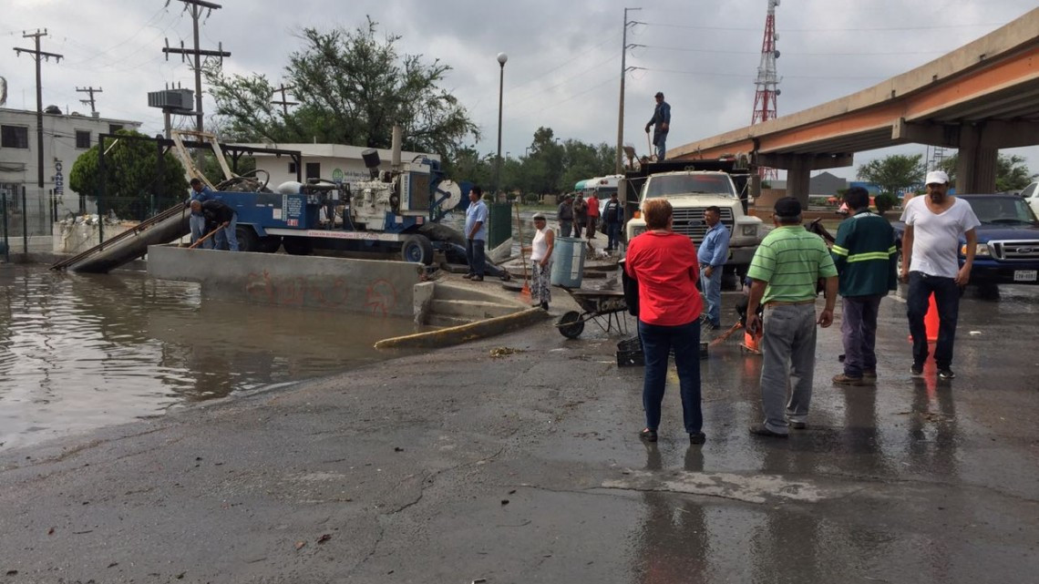 Instalan nueve bombas hidroflow para desaguar Matamoros