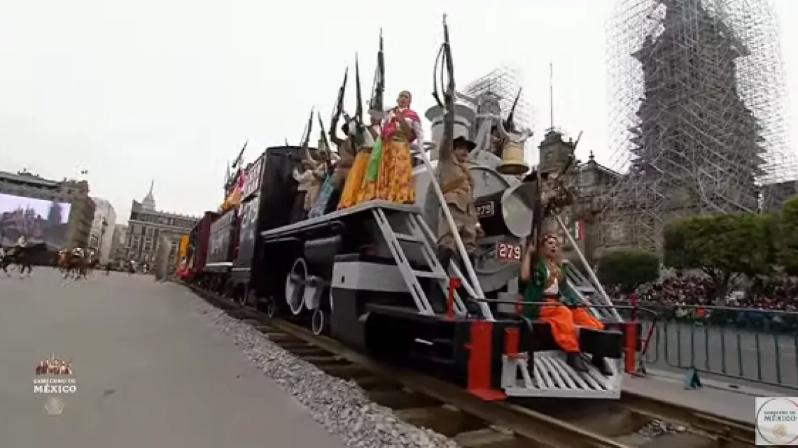 Asi se vive el desfile cívico militar por el 112 aniversario de la Revolución Mexicana 