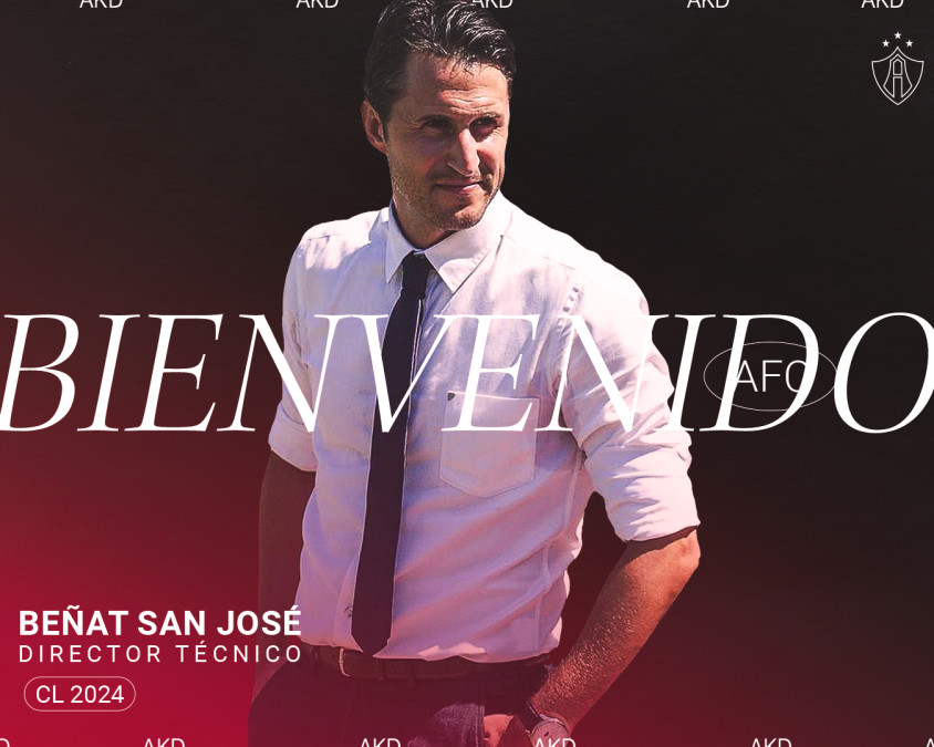 Beñat San José es el nuevo DT de Atlas