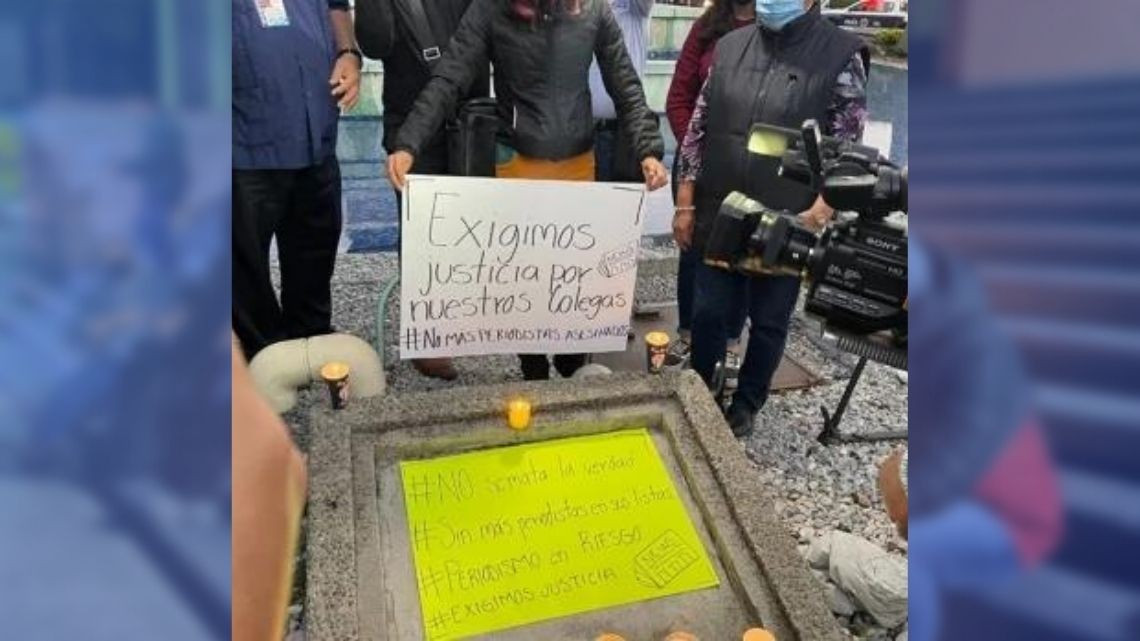 México de luto; periodistas de todo el país protestan por los asesinatos en el gremio 