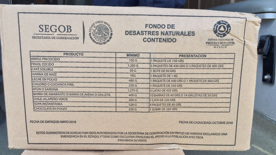 Reparten kits de limpieza y despensas a familias afectadas por inundaciones