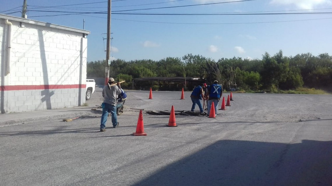 Reparan calle Jaime Nunó en Rancho Grande y Caracoles
