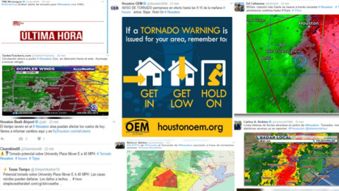 Emiten alerta de tornado para Houston