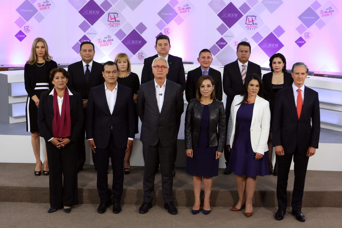 Primer debate oficial entre candidatos a la gubernatura de Edomex