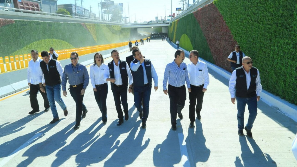 Quedó inaugurado y abierto a la circulación paso Inferior San Pedro en Tampico