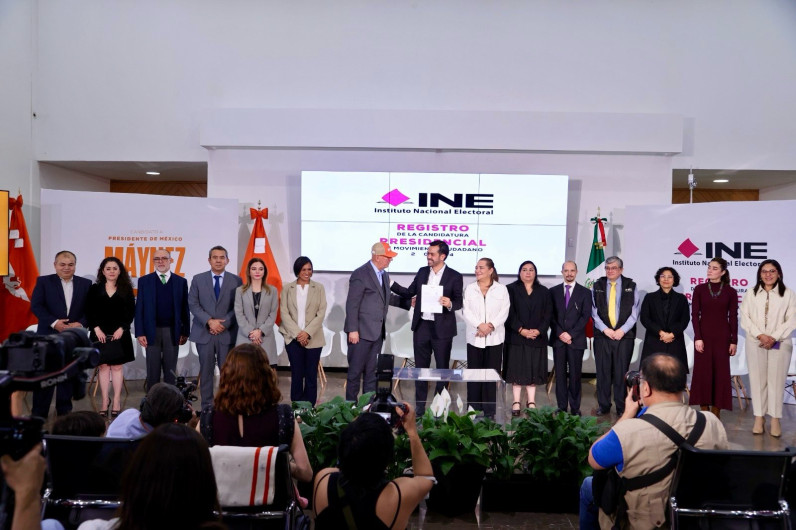 Se registra Álvarez Maynes como candidato a la presidencia por MC