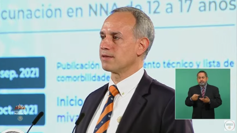 México iniciará la vacunación en menores de 12 a 17 años con enfermedades crónicas