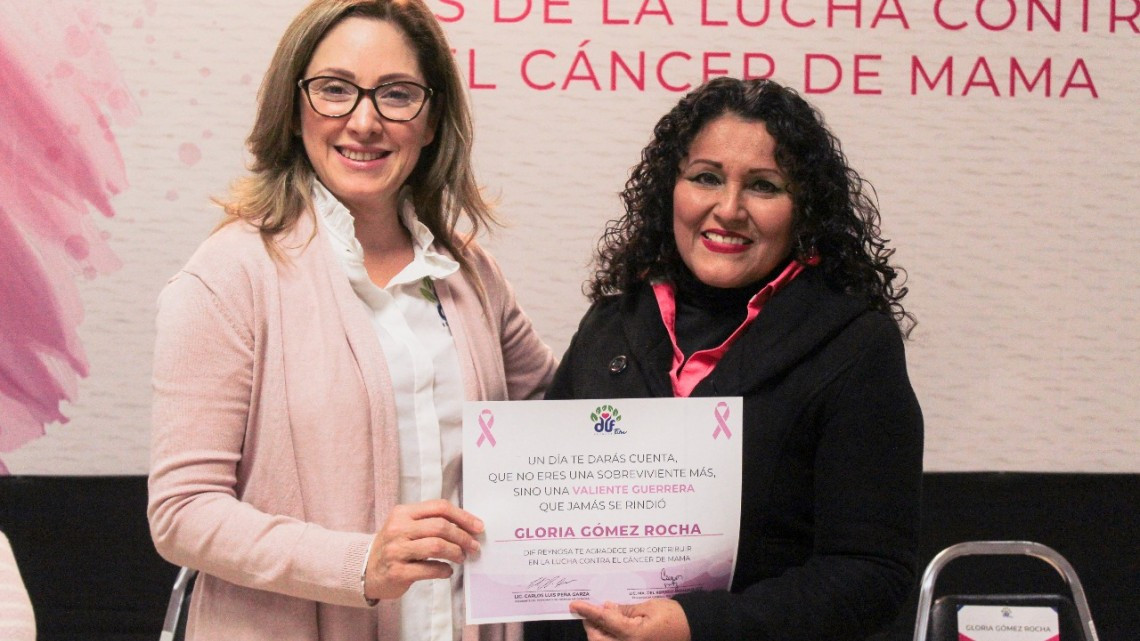 DIF Reynosa conmemora lucha contra el cáncer de mama
