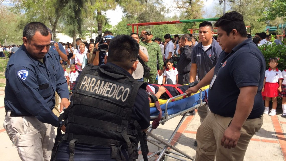 Realiza PC simulacro en Matamoros