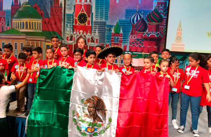 Brillan niños mexicanos en Campeonato Internacional de Cálculo Mental en Rusia