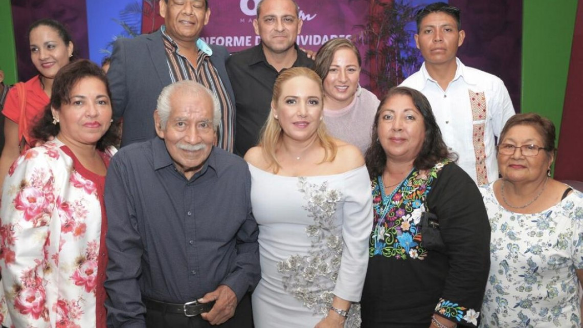 Angy de la Garza de Zorrilla rinde Informe de Actividades del Sistema DIF Madero 2016-2018