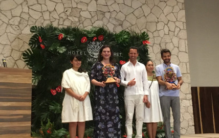  Reconocen a Eugenio Derbez y Daniela Vega en la Riviera Maya