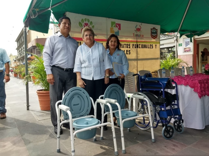 Beneficia DIF Tampico a 32 personas con aparatos funcionales