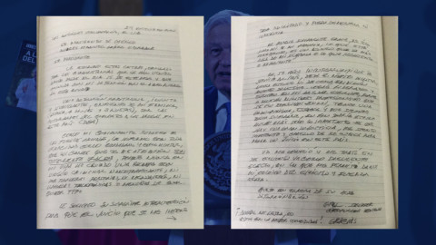 Revela AMLO carta que Cienfuegos le escribió tras su detención en su nuevo libro "A la mitad del camino"