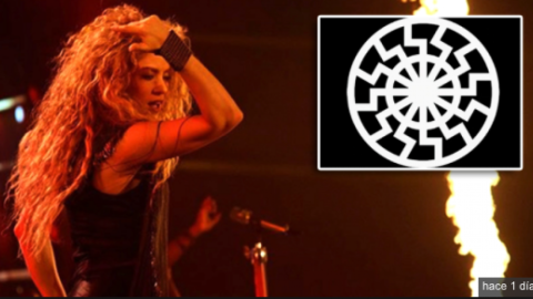 Shakira es acusada de vender artóculo nazi de Tour El Dorado