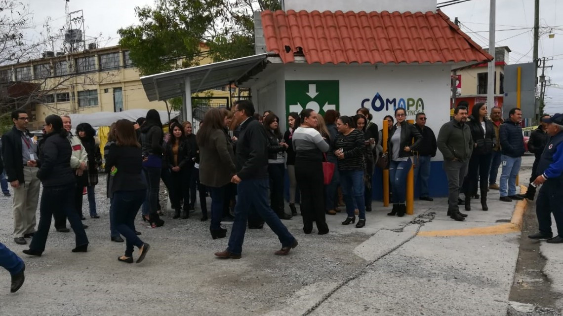 Realiza COMAPA de Reynosa simulacro