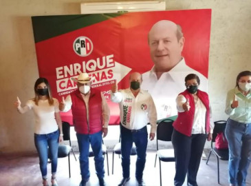 Enrique Cárdenas empezó campaña en con la estructura territorial 
