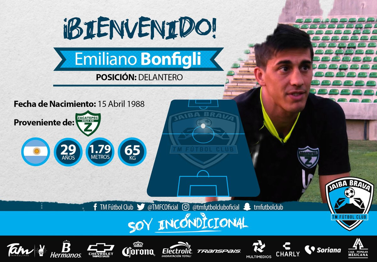 Llega el argentino Bonfigli a la Jaiba Brava