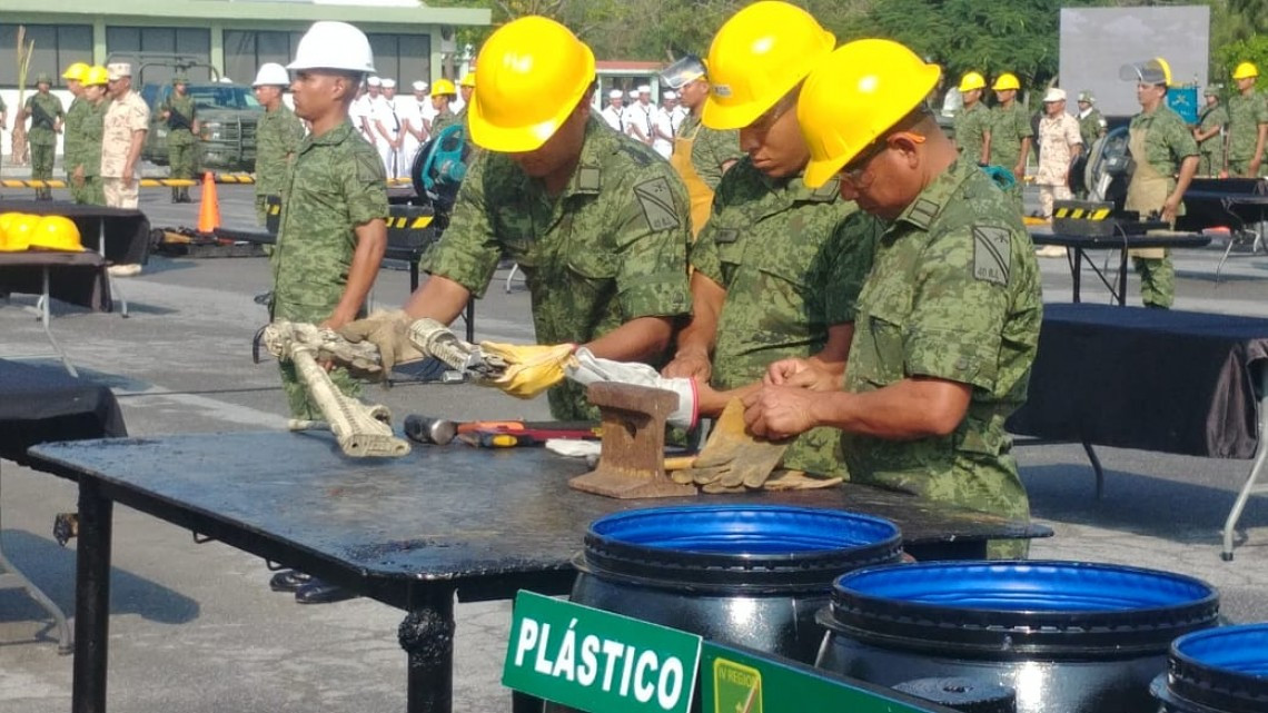 Destruye SEDENA armas ilegales
