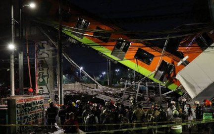 Tres trabajadores lesionados durante remoción de escombros de L12