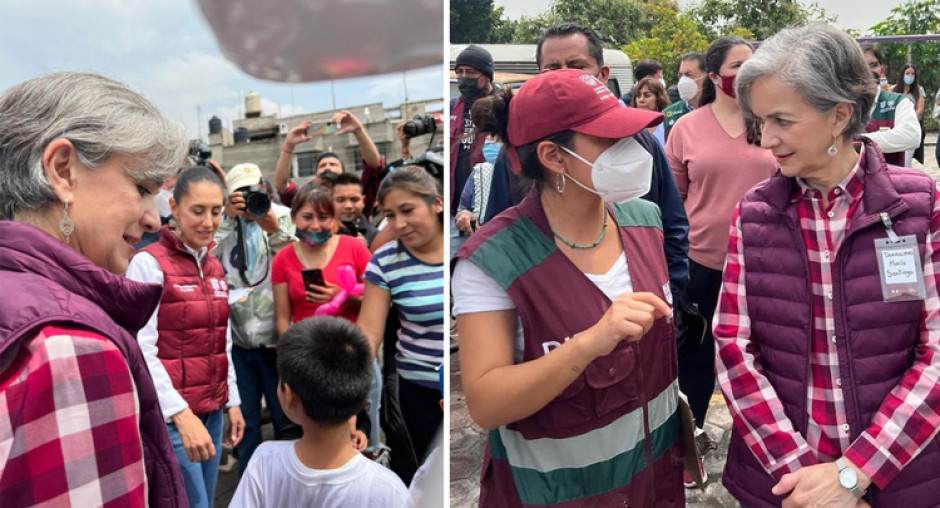 Asiste Dra María Santiago de Villarreal a presentación de "Barrio Adentro" en la CDMX; Programa podría replicarse en Tamaulipas