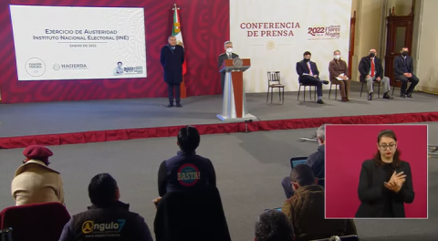 Presenta Gobierno Federal plan de austeridad para que INE lleve a cabo Revocación de Mandato 