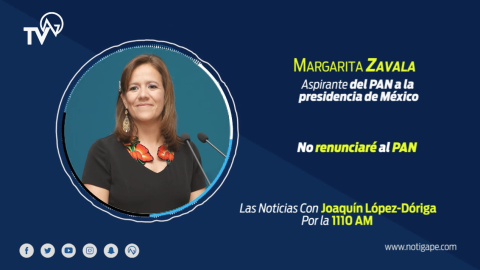 No renunciaré al PAN: Margarita Zavala