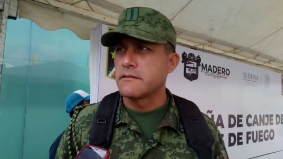 Instalan módulo de canje de armas en Ayuntamiento de Madero