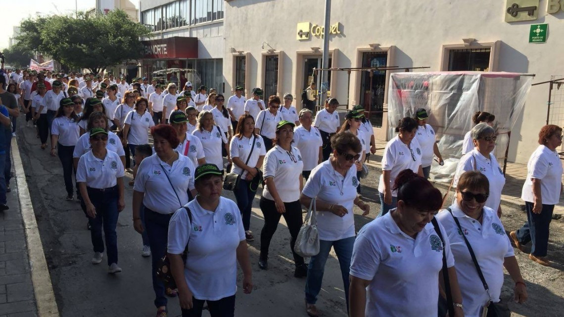 No se ponen de acuerdo para desfilar y solo marchan 3 sindicatos en Victoria