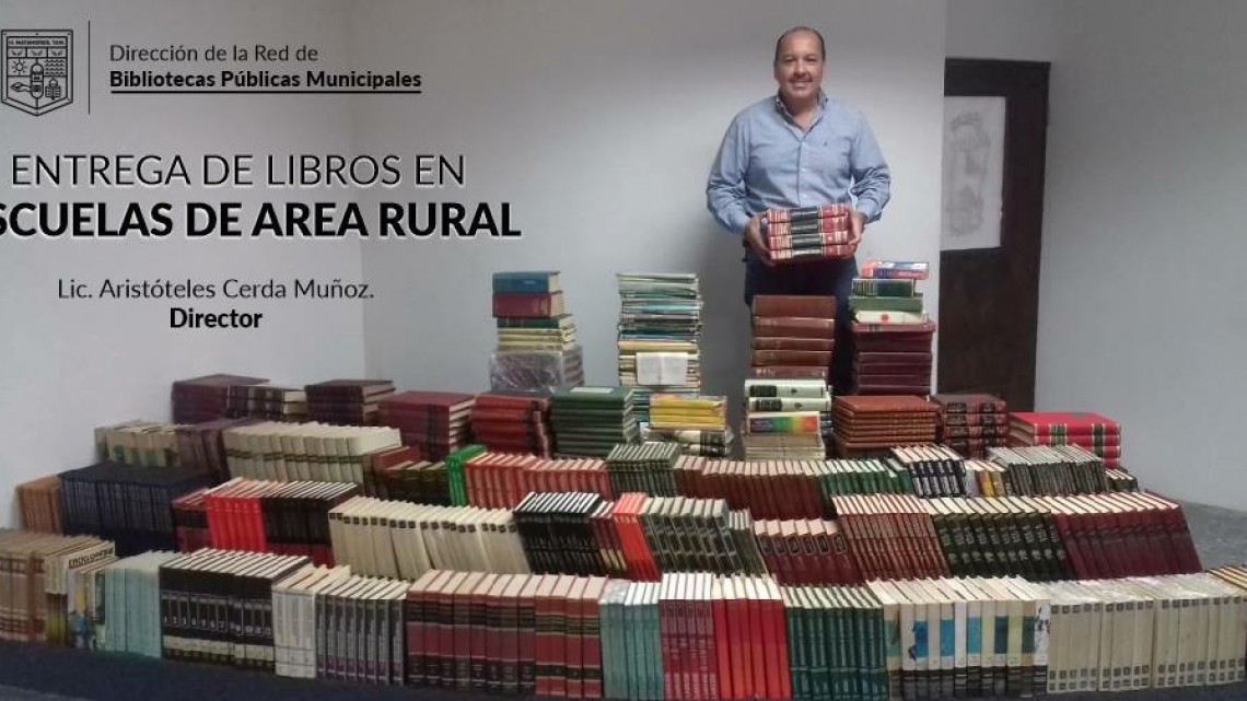 Donan libros a escuelas rurales
